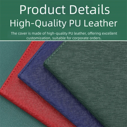 PU Leather Corporate Gifts Set Stylus Pen Refill Set Notebook Pen Set Customized Printing Flash Drive Customized Notebook