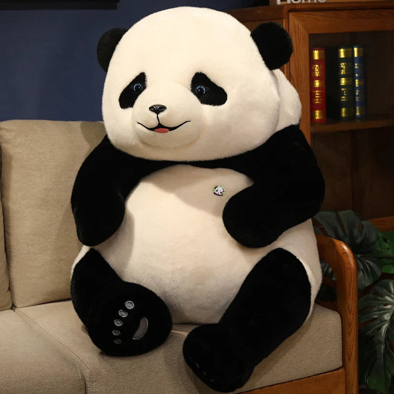 Adorable Base Simulation Lifelike Giant Panda FuBao Plush Toys Kawaii Stuffed Animals Soft Bears Baby Appease Doll Gifts