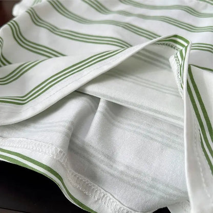 Summer Children Clothes Boys Girls Short-sleeved Striped T-shirt +Shorts 2Pcs Set Babies Fashion Round Neck Outfits Kids Suits