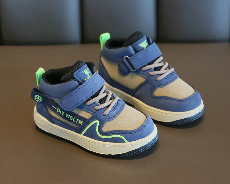 Children Casual Shoes for Boys Breathable Sneaker Antumn Winter Kids High Top Children's Board ShoesStudents School Shoe