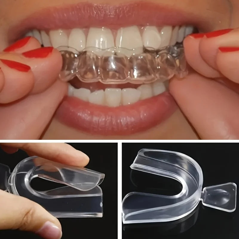 1-4pair Unisex Teeth Aligner Silicone Invisible Dental Orthopedic Tray for Whitening Straightening Nighttime Use Teeth Care Tool