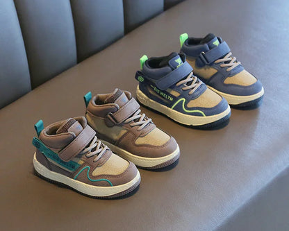 Children Casual Shoes for Boys Breathable Sneaker Antumn Winter Kids High Top Children's Board ShoesStudents School Shoe