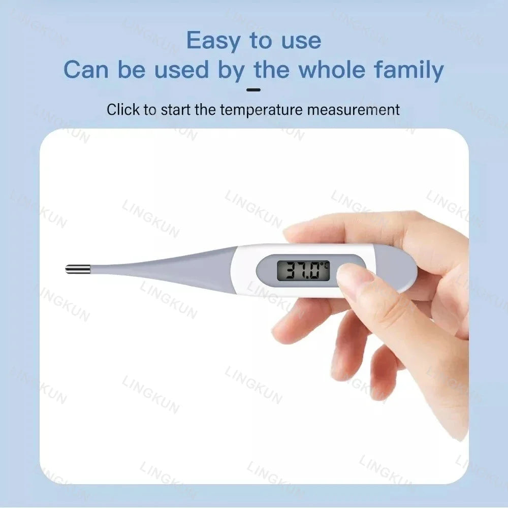 Household Adults Children Thermometers for Fever Thermometer Electronic Soft Head Digital Oral Armpit Temperature Measurement