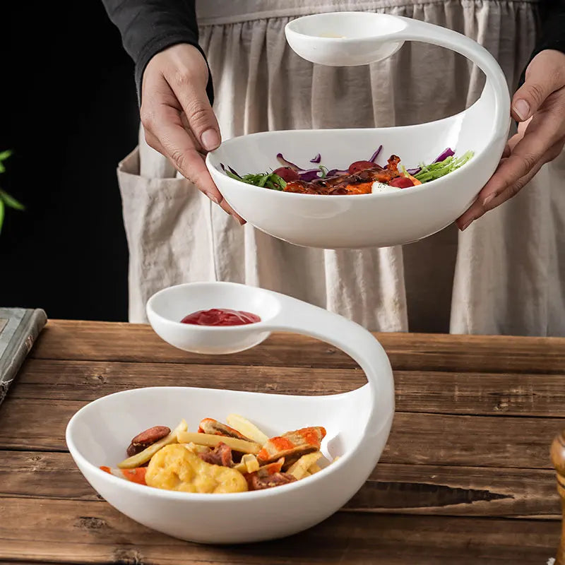 Creative Ceramic Beautification, Dessert Plate, Dim Sum Plate, Sushi Plate, Hotel, Molecular Kitchen Display Plate.