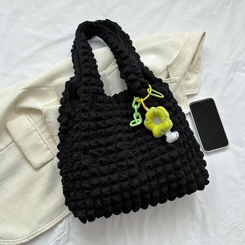Women's Large Capacity Tote Bag with spacious interior, zipper closure, comfortable shoulder straps, and casual everyday design