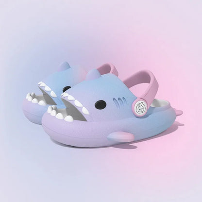 Gacimy Summer Cartoon Sandals For Children Fashion Shark Outdoor Boys And Girls Slippers Waterproof Non-slip Beach Baby Shoes