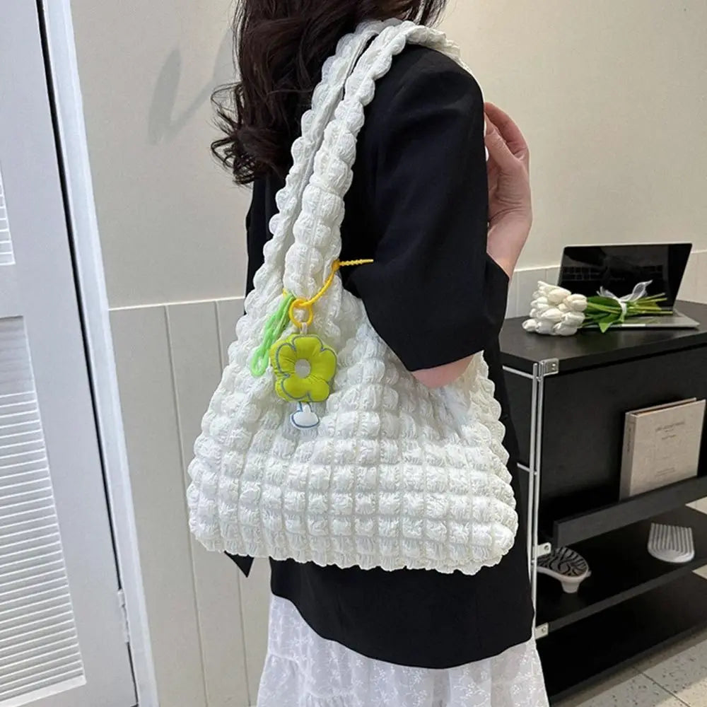 Women's Large Capacity Tote Bag with spacious interior, zipper closure, comfortable shoulder straps, and casual everyday design