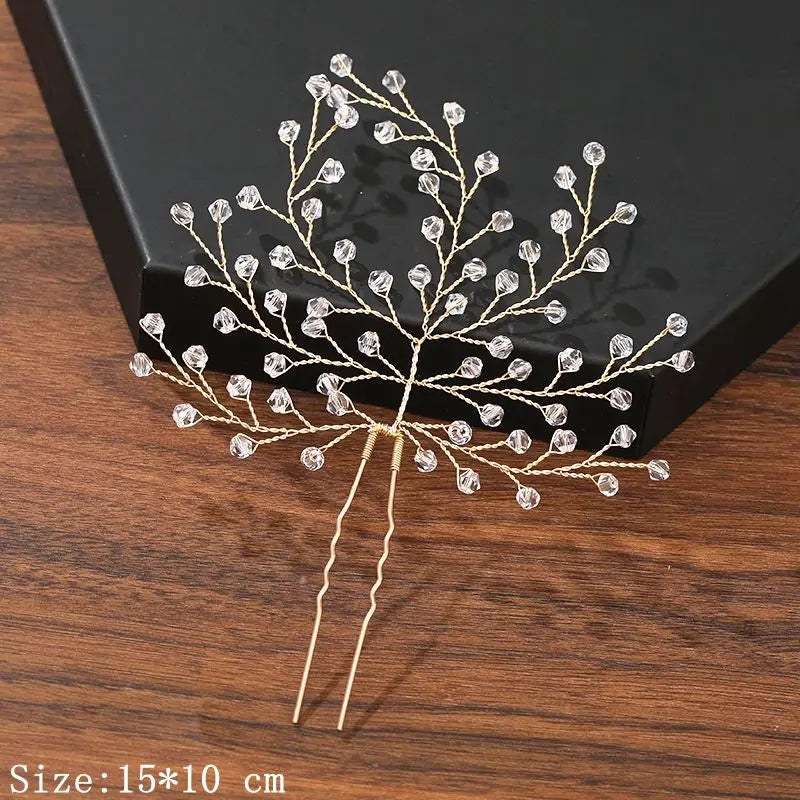 Hair Pins Hair Accessories For Women Wedding Accessories Hair Clips Jewelry Pearl Rhinestone Flower Hair Clip Pins Headpiece