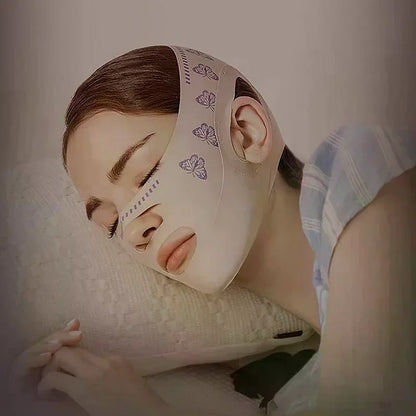 Breathable V Face Cheek Lift Up Band Face Thin Mask Reduce Double Chin V-Line Shaping Bandage Face Bandage Skin Care