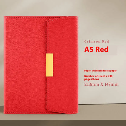 Thickened upgraded high-end notebook diary notebook A5 retro high-end PU leather classic travel diary notebook (single notebook)