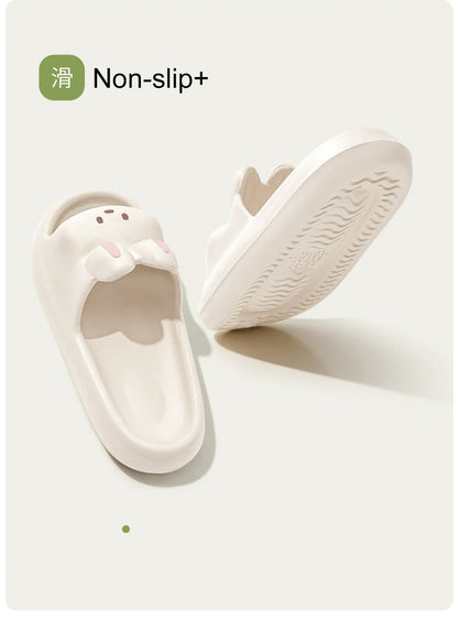 Slippers Non-Slip Slip-On Indoor Slippers Comfortable Soft Home Slippers