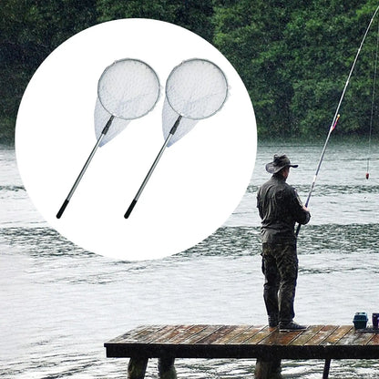 Fish Landing Net Long Handle Fish Releasing Net for Freshwater Men Women