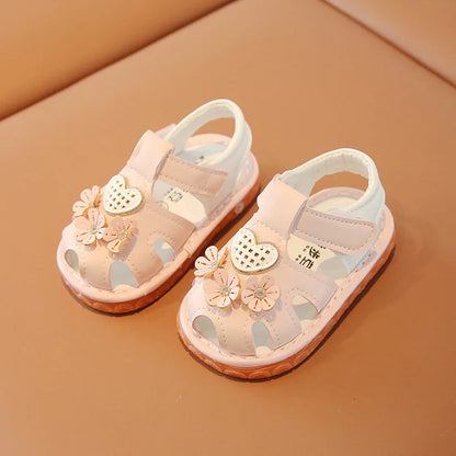 Baby Shoes Summer New Baby Calling Shoe Soft soled  Baby Girl Sandals Anti slip Girl Shoe Children sandals