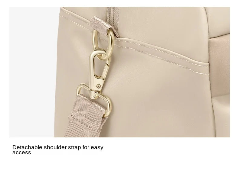 GOLF Travel Bag Hand Luggage Women Duffle Bag with Shoe Compartment Foldable Nylon Travel Handbag Lightweight Dry Wet Separation