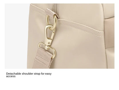 GOLF Travel Bag Hand Luggage Women Duffle Bag with Shoe Compartment Foldable Nylon Travel Handbag Lightweight Dry Wet Separation