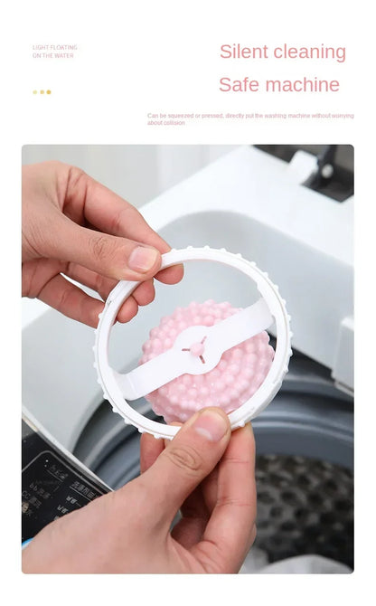 2-in-1 laundry ball hair removal machine, floating velvet filter bag, reusable laundry ball, clothes and hair cleaning tool