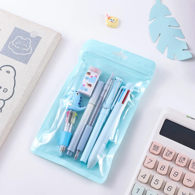 Capybara Stationery Set For Kids Gift Pens Stickers Utility Knife Stationery Gift Box Back To School Learning Birthday Gift