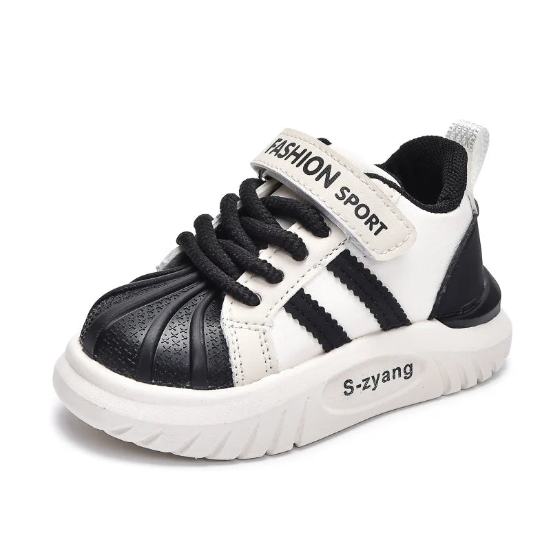 Children's Breathable Sports Shoes  Spring Autumn New Boys Girls Soft Soled Anti -Slip Leather Shoes Baby Kids Running Shoe