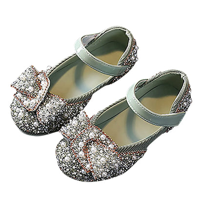 Sandals Toddler Girl Childrens Shoes Pearl Rhinestones Shining Kids Shoes Baby Girls Shoes Girls Thong Sandals Size 3