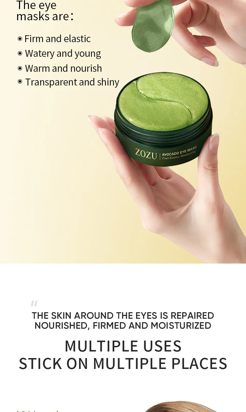 ZOZU Eye Mask Eye Patches - Hydrating Moisturizing Eye Care, Reduces Fine Lines, Brightens Dark Circles, Soothes Dry Eye Area, N