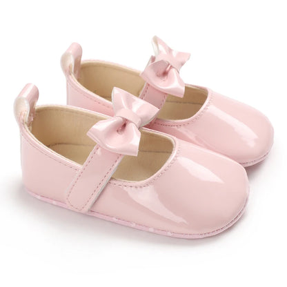 Fashionable Baby Girl Shoes Cute Classic Pink Theme Casual Flat Shoes Soft Sole Comfortable Lightweight Walking Shoes