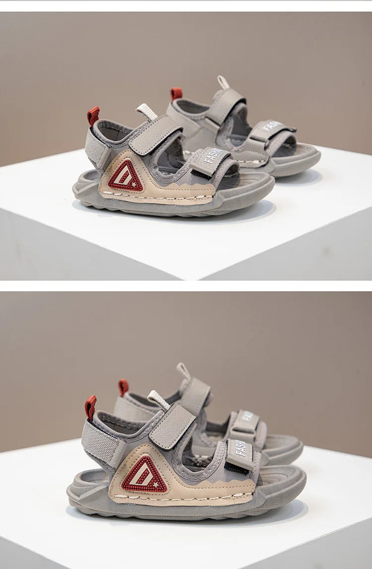 Summer New Fashion Trend Outdoor Beach Soft Sole Breathable Kids' Shoes Comfortable Cool Sneakers (Available)