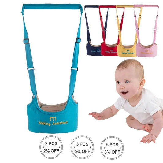 New Baby Safety Walking Belt Breathable Walking Learning Belt Dual Use Baby Basket Walking Harness Baby Walk Assistant Belt