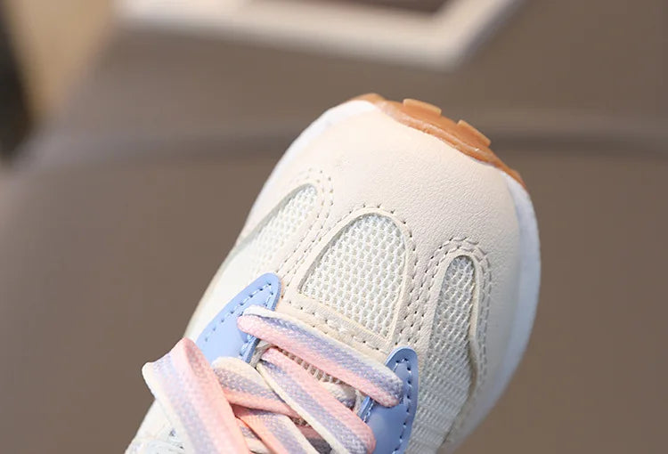 Spring Autumn Kids Sneakers Boys Girls Sport Shoes Fashion Mesh Breathable Kids Casual Shoes Toddler Boys Girls Running Sneakers