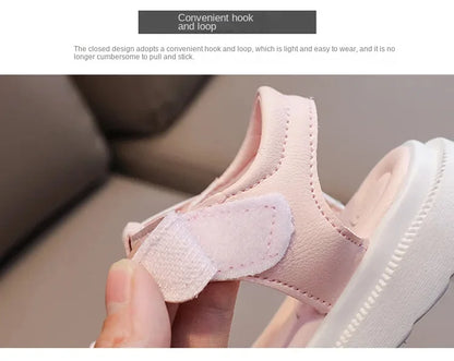 Kid Shoe Girl Soft Soles Casual Shoe Fashionable Princess Shoes New Water Diamond Beach Shoes Bow Shaped Girl Sandals Sandálias
