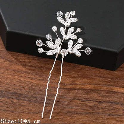 Hair Pins Hair Accessories For Women Wedding Accessories Hair Clips Jewelry Pearl Rhinestone Flower Hair Clip Pins Headpiece