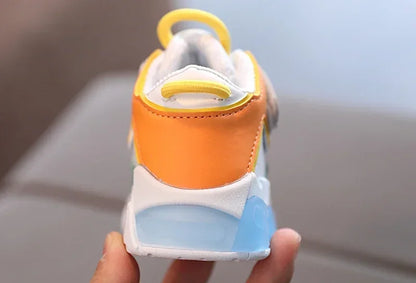Girls Boys Sports Shoes Baby Shoes Toddler Non-slip Sneakers Casual Soft Shoes for Children Girls Baby Kids Outdoor Shoes