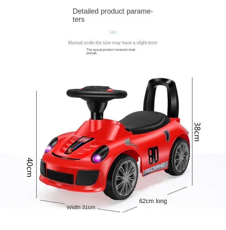 LazyChild 1-3 Years Old Children's Twisting Car Yo Car Sliding Anti-rollover Children's Car Baby Toy Driver Pushes The Slide Car