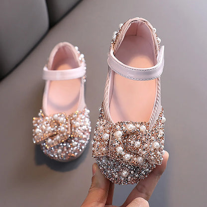 Sandals Toddler Girl Childrens Shoes Pearl Rhinestones Shining Kids Shoes Baby Girls Shoes Girls Thong Sandals Size 3