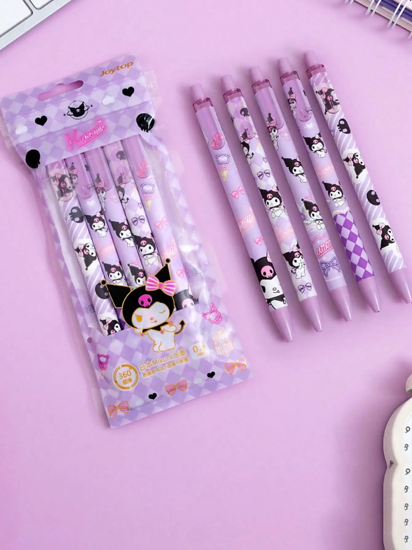 1pc Cute A6 Notebook With Magnetic Closure - Kuromi, My Melody & Cinnamoroll  Paper Journal For Teens & Adults Stationery Gift