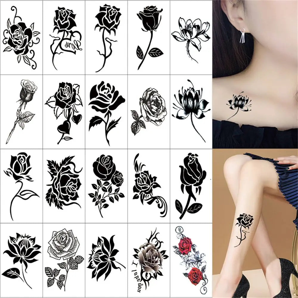 Fashion Butterfly Women Tattoos Body Art Stickers Waterproof Tattoo Stickers Temporary