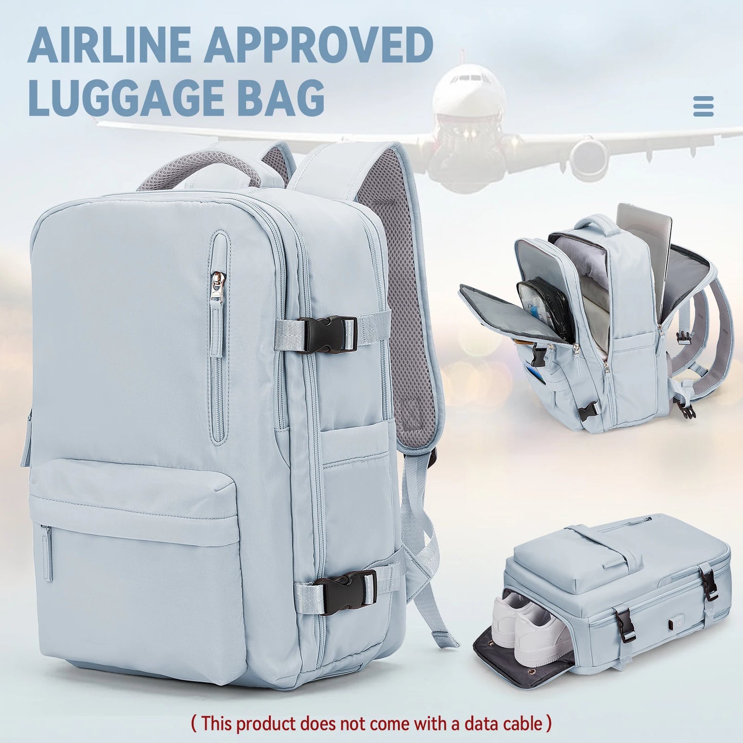 Carry on Luggage Backpack 40x30x20 Backpack Travel Cabin Ladies Backpack Waterproof Backpack，Hand Laptop Backpack for Men,  Bag