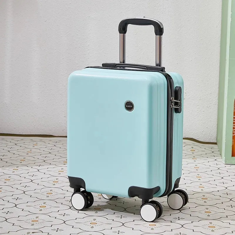 14 Inch Small Luggage Compartment 20*30*40 Cm Spring and Autumn Air Travel Boarding Password Box Travel Suitcase