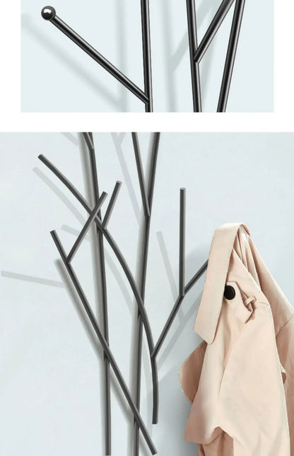 Bedroom Coat Rack House Entrance Hall Standing Clothes Hanger Design Hook Hat Nordic Coat Racks Stores Perchero Home Furniture