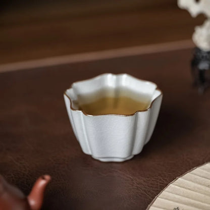 5 Famous Kilns Master Cup Tea Cup Set Kung Fu Tea Ware Tea Bowl Gift Box Home Ceramic Tea Tasting Cup Souvenir
