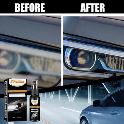 Car Headlight Refurbishment Spray Cleanin