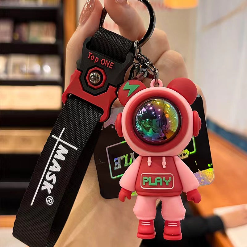 Cartoon Men and Women Key Pendant For Car & Bike (Available)
