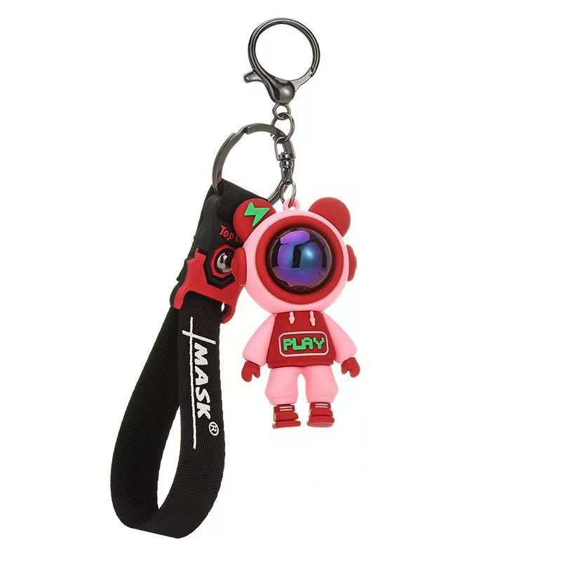 Cartoon Men and Women Key Pendant For Car & Bike (Available)