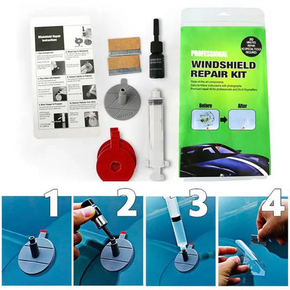 Windshield Crack Repair Kit Body Repair Tool Glass Crack Repair Supply Windshield Repair Car Window Repair Tools Glass