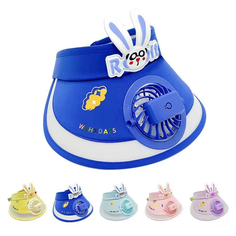 Summer Cap With rechargeable Fan For Kids & Adult (Available)