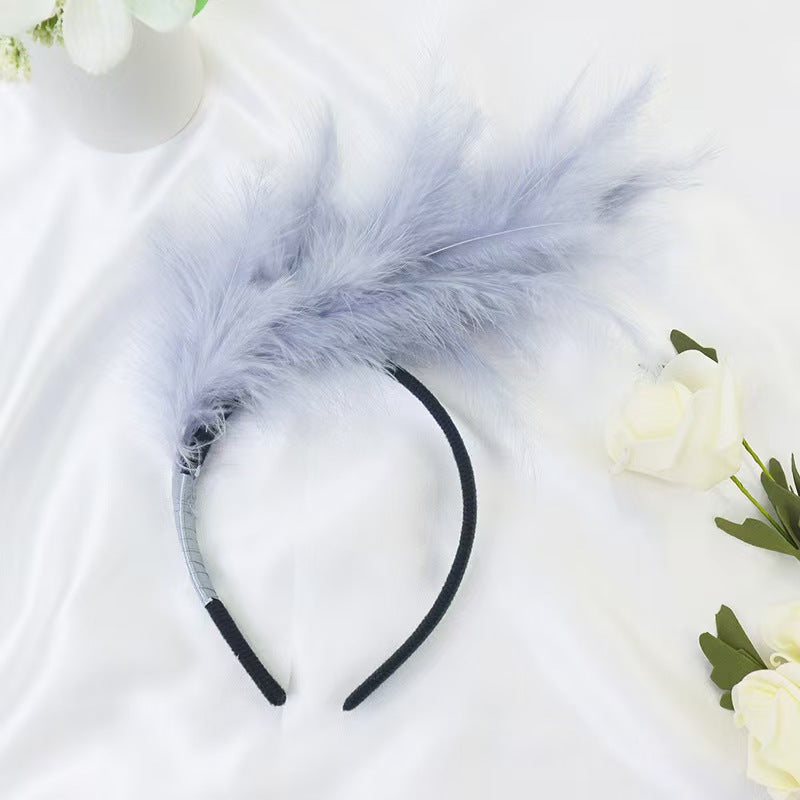 Girl's Fashion Feather Headband   (Available)