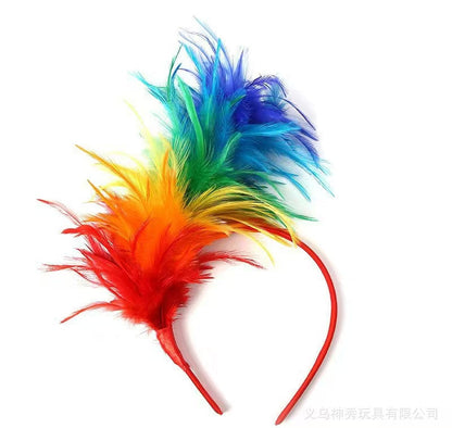 Girl's Fashion Feather Headband   (Available)