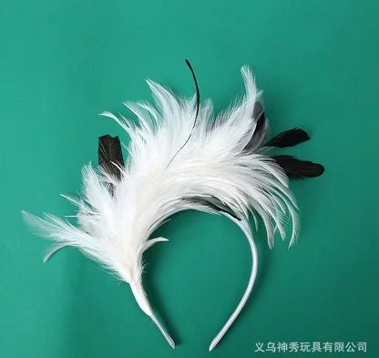 Girl's Fashion Feather Headband   (Available)