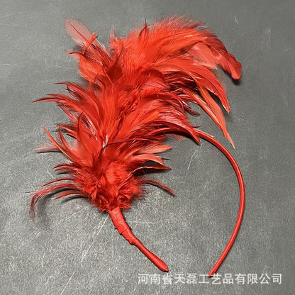 Girl's Fashion Feather Headband   (Available)