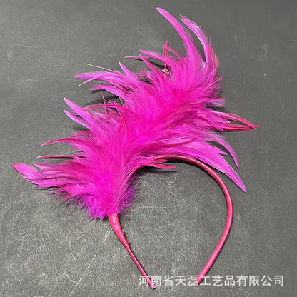 Girl's Fashion Feather Headband   (Available)
