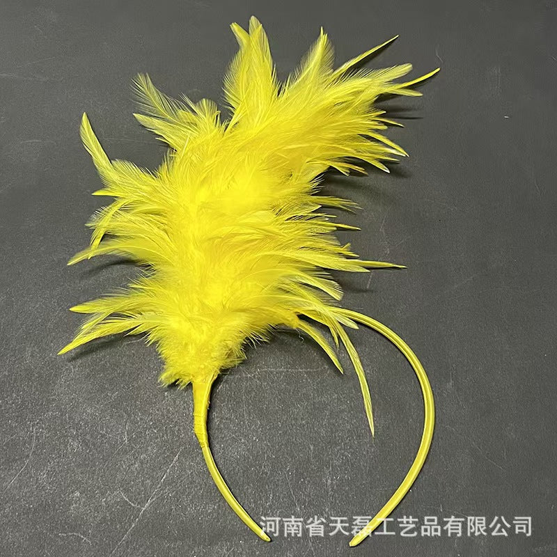 Girl's Fashion Feather Headband   (Available)